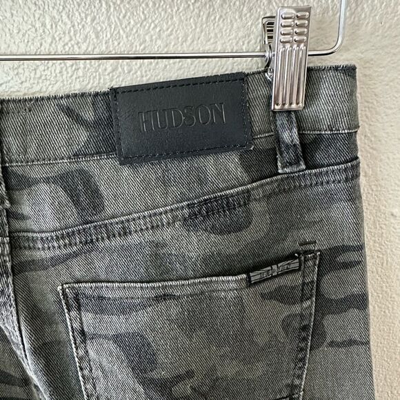 NWT Hudson Mid Rise Straight Camo Denim Jeans Size 29 - Picture 5 of 6